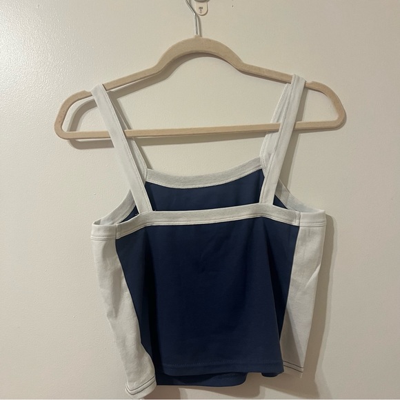 80s STYLE SPORTY AMERICANA CROPPED TANK - Picture 3 of 3